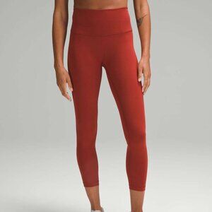 Wunder Train High-Rise Tight 25" in Terra Orange